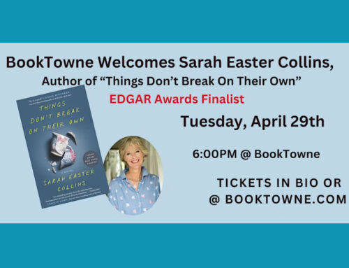Next event: BookTowne, Manasquan, NJ