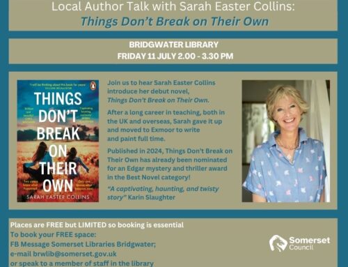 Next event: author talk at Bridgewater Library